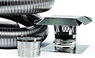 Fireside Chimney Supply FireFlex Basic Flexible Chimney Liner Kit - 4 Inch x 25 Feet