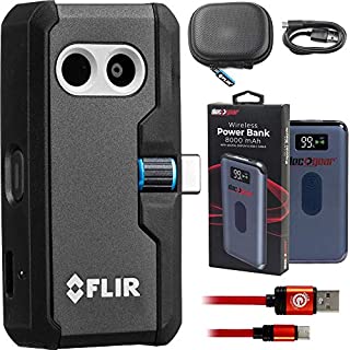 FLIR One Pro LT Thermal Imaging Camera for Smartphones with Deco Gear Power Bundle