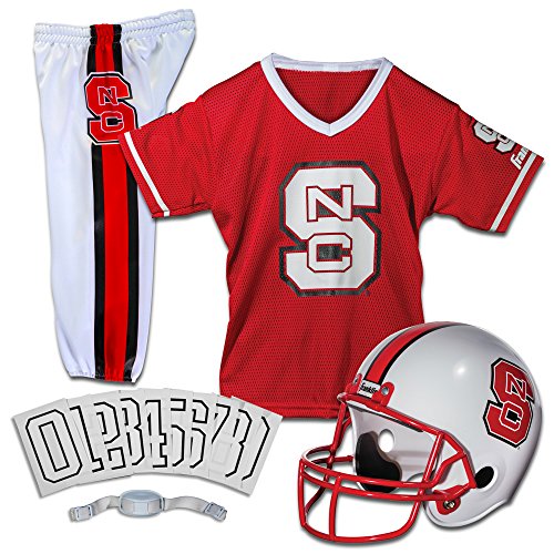 Franklin Sports NCAA North Carolina State Wolfpack Deluxe Youth Team Uniform Set, Small