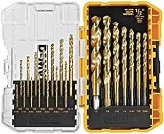 DEWALT Titanium Drill Bit Set, 21-Piece (DW1342)