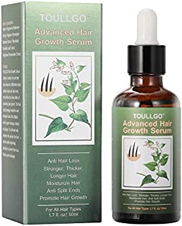 Hair Growth Serum, Hair Loss Treatments, Hair Serum, Hair Growth Oil for Thicker Longer Fuller Healthier Hair, Help Hair Follicle Growth, Prevent Hair Loss & Thinning, With Natural Vitamin Rich Treatm