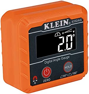 Klein Tools 935DAG Digital Electronic Level and Angle Gauge, Measures 0 - 90 and 0 - 180 Degree Ranges, Measures and Sets Angles