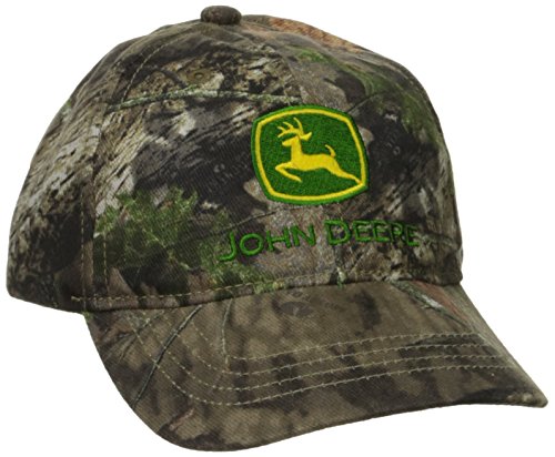 John Deere Boys' Trademark Baseball Cap, Mossy Oak Breakup/Country, Toddler