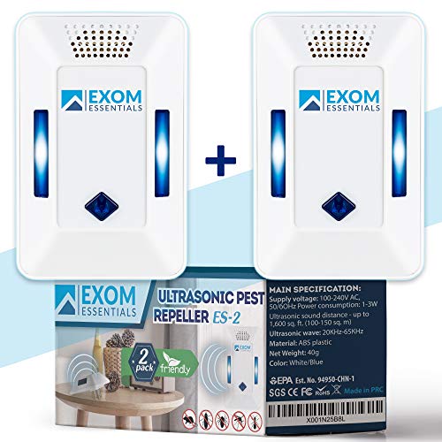 ES-2, Ultrasonic Pest Repeller, Exom Essentials