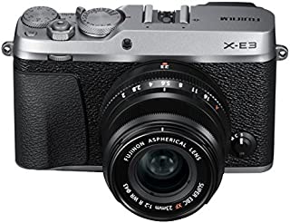 Fujifilm X-E3 Mirrorless Digital Camera w/XF23mmF2 R WR Kit - Silver