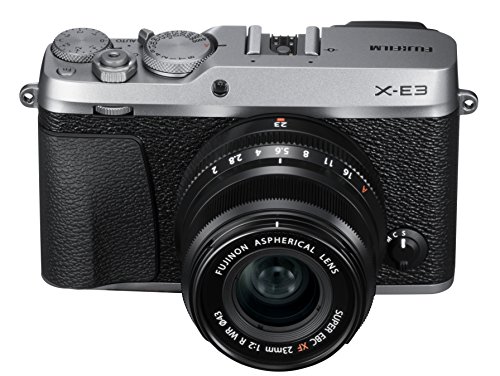 Fujifilm X-E3 Mirrorless Digital Camera w/XF23mmF2 R WR Kit - Silver