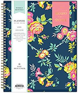 Day Designer for Blue Sky 2020-2021 Academic Year Weekly & Monthly Planner, Flexible Cover, Twin-Wire Binding, 8.5