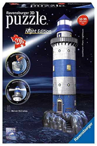 Ravensburger Lighthouse - 216 Piece 3D Jigsaw Puzzle for Kids