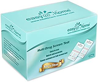 10 Pack Easy@Home 12 Panel Instant Drug Test Kits - Testing Marijuana (THC),COC, OPI 2000, AMP,BAR,BZO,MDMA,MET/mAMP, MTD, OXY,PCP,PPX-Urine Dip Drug Testing -#EDOAP-1124