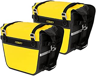 Nelson-Rigg SE-3050-YEL Sierra Dry Saddlebags 100% Waterproof Mount to most Adventure and Dual Sport Motorcycles, Yellow, os