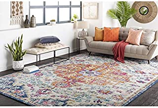 Artistic Weavers Odelia Updated Traditional Rug Orange/Navy 7'10