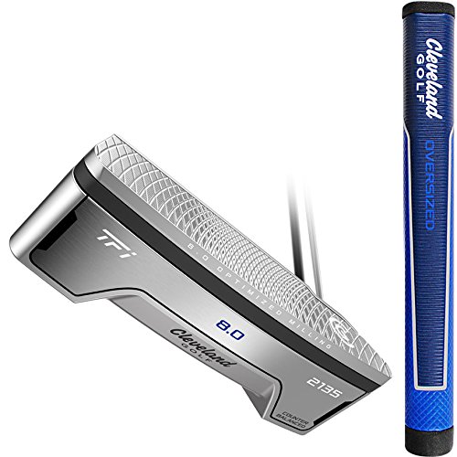 Cleveland Golf 2135 Satin 8.0 Counter Balanced Oversized Grip Putter, 38 Inch