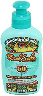 Reef Safe Biodegradable Waterproof SPF 50+ Sunscreen Lotion, 4 fl. oz