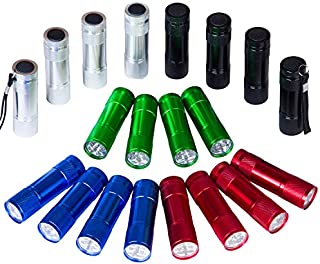 FASTPRO 20-pack Aluminum 6-LED Flashlights