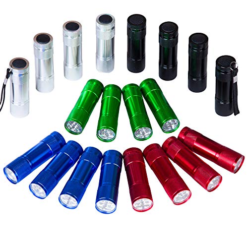 FASTPRO 20-pack Aluminum 6-LED Flashlights