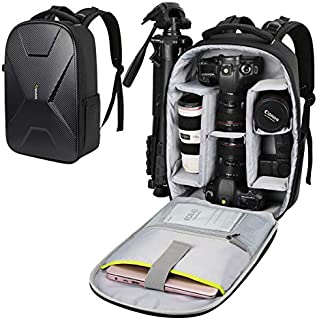 Endurax Camera Backpack Waterproof for DSLR SLR Photographer Camera Bag for Mirrorless Camera with Hardshell Protection Upgrade