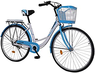 hosote Women's Beach Cruiser Bike, 26 Inch Single-Speed Comfort Coummter Bicycle, Multiple Colors