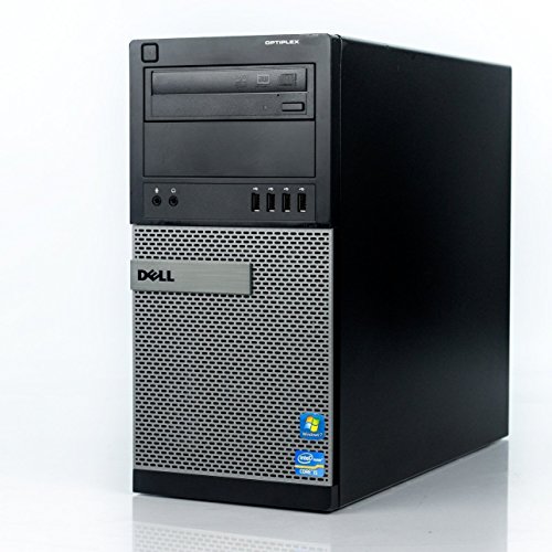 Dell Optiplex 9010 Tower Premium Business Desktop Computer (Intel Quad-Core i7-3770 up to 3.9GHz, 8GB DDR3 Memory, 2TB HDD + 120GB SSD, DVD, WiFi, Windows 10 Professional) (Renewed)