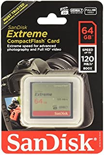 Sandisk Extreme CompactFlash Memory Card - 64 GB (SDCFXS-064G-A46)