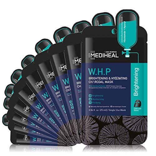 MEDIHEAL Official - W.H.P Brightening & Hydrating Charcoal Mask (10 Masks)