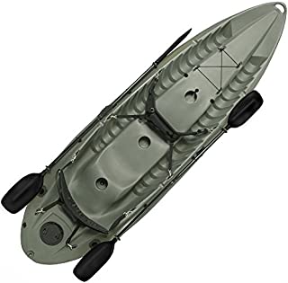 Lifetime Sport Fisher Single or Tandem Kayak, 10 Feet, Olive Green