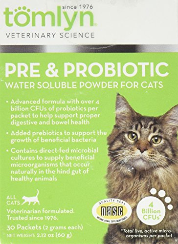 Tomlyn Pre & Probiotic Powder for Cats, 30ct