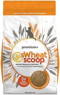 sWheat Scoop Premium+ Natural Clumping Wheat Cat Litter