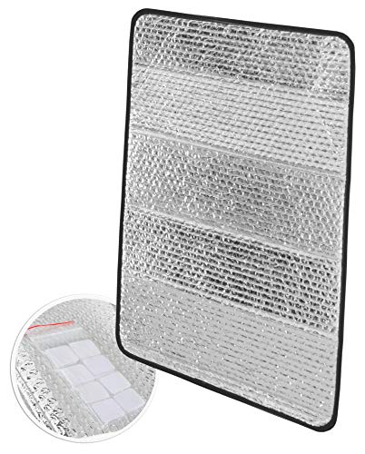 PetriStor 16 X 25 SunShield RV Reflective Door Window Cover- Helps Protect Your RV from Harmful UV Rays and Regulates RV Temperature