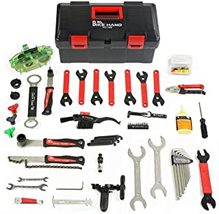 Bikehand 37pcs Bike Bicycle Repair Tool Kit with Torque Wrench - Quality Tools Kit Set for Mountain Bike Road Bike Maintenance in a Neat Storage Case