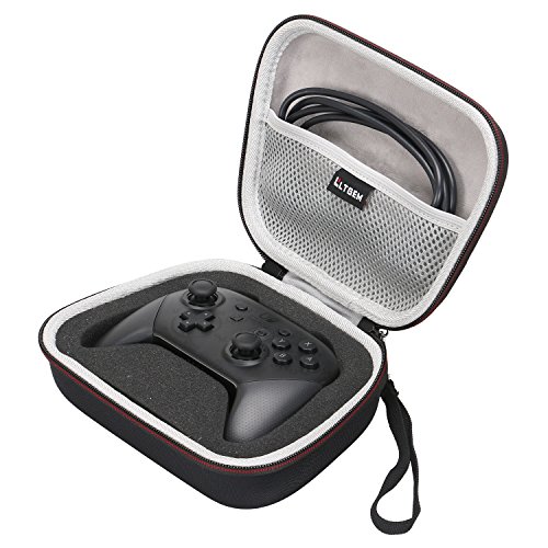 LTGEM Hard Case for Nintendo Switch Pro Controller - Travel Protective Carrying Storage Bag