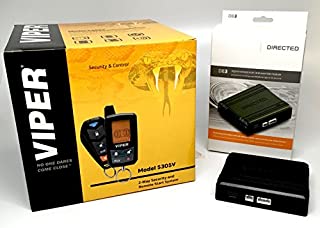 Click & ADD Viper 5305V 2-Way LCD Security Alarm & Remote Car Starter & Directed DB3 XPressKit DEI Databus All Combo Bypass/Door Lock Interface Bundle Package