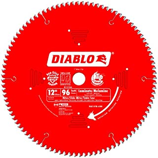 Freud D1296L Diablo Melamine, Laminate Flooring, and Wood Saw Blade 12-Inch Diameter 96t TCG 1-Inch Arbor