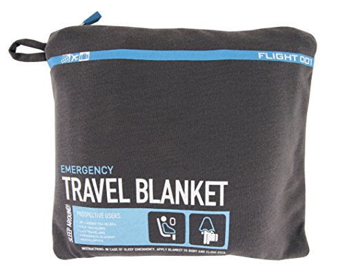 Flight 001 Travel Blanket, Charcoal