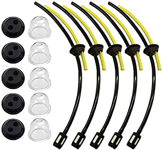 Yanyun 5pcs Petrol Filter Hose Gasket Kit for Timbertech Earth Drill Hedge Shears Brush Cutter