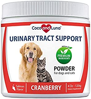 Cranberry for Dogs and Cats - Urinary Tract Support, Prevents UTI, Bladder Infections, Bladder Stones and Dog Incontinence - 4 Oz Powder (120g)