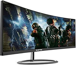 Sceptre C305W-2560UN 30-inch 21:9 Super Curved Ultrawide Creative Monitor 2560x1080p Ultra Slim HDMI DisplayPort up to 85Hz 1ms MPRT FPS-RTS Build-in Speakers, Machine Black 2020