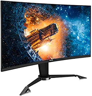 VIOTEK GN32DA 32-Inch WQHD Curved Gaming Monitor | Cinema-Quality 1440p 144Hz 4ms w/AMD FreeSync & FPS/RTS | HDMI DVI DP 3.5mm | Fully Adjustable Stand (VESA)