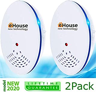 BH-1 Ultrasonic Pest Repeller - Electronic & Ultrasound, Indoor Plug-In Repellent - Get rid of - Rodents, Mice, Rats, Squirrels, Bats, Insects, Bed Bugs, Ants, Fleas, Mosquitos, Fly, Spiders, Roaches!