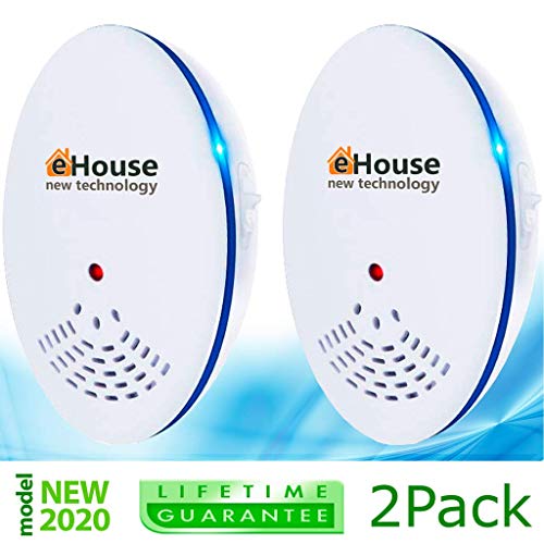 BH-1 Ultrasonic Pest Repeller - Electronic & Ultrasound, Indoor Plug-In Repellent - Get rid of - Rodents, Mice, Rats, Squirrels, Bats, Insects, Bed Bugs, Ants, Fleas, Mosquitos, Fly, Spiders, Roaches!