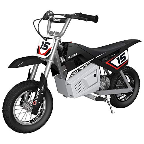 Razor MX400 Dirt Rocket Ride On 24V Electric Toy Motocross Motorcycle Dirt Bike, Speeds up to 14 MPH, Black