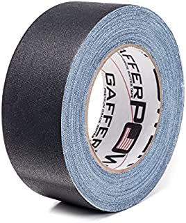 Gaffer Power Premium Grade Gaffer Tape, Made in the USA, Heavy Duty gaff Tape, Non-Reflective, Multipurpose. 2 Inches x 30 Yards, Black