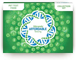 5Strands Pet Food Intolerance Test - at Home Dog Cat Collection Kit, Test 255 Common Food Items - Protein, Grain, Vegetable, Preservatives, Treat, Allergy Sensitivity Hair Analysis