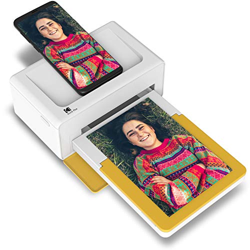 Kodak Dock Plus Portable Instant Photo Printer, Compatible with iOS, Android & Bluetooth Devices, Real Photo (4x6), 4Pass Technology & Lamination Process, Premium Quality - Convenient and Practical
