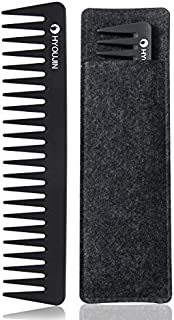 HYOUJIN 601 Black Carbon Wide Tooth Comb