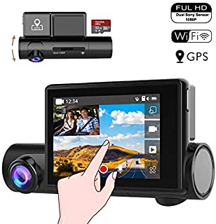 Matego Dual 1080P WiFi Dash Cam with 3.0