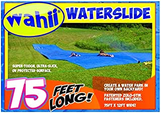 Wahii WaterSlide 75' x 12' - World's Biggest Backyard Lawn Water Slide