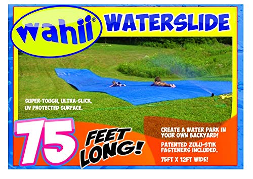 Wahii WaterSlide 75' x 12' - World's Biggest Backyard Lawn Water Slide