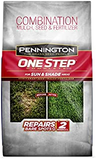 Pennington 100086822 One Step Complete Grass Seed For Sun & Shade Areas, 8.3 Pounds