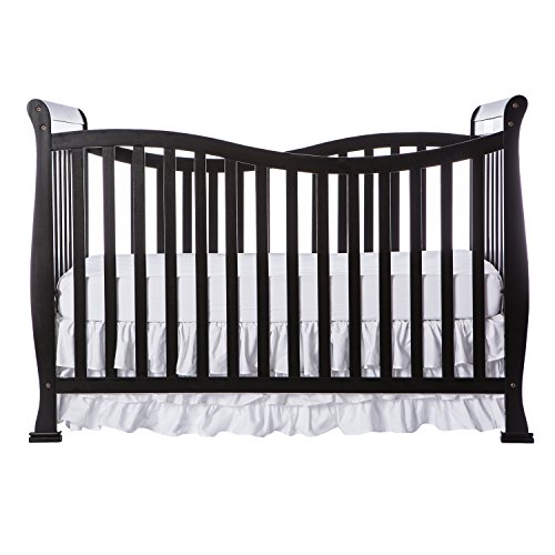 Dream On Me Violet 7 in 1 Convertible Life Style Crib, Black