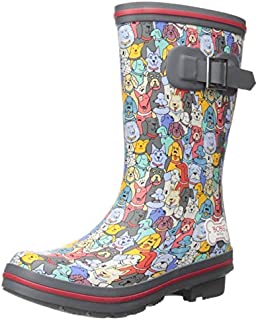 Skechers BOBS Women's Rain Check-April Showers Boot, Multi, 9 M US